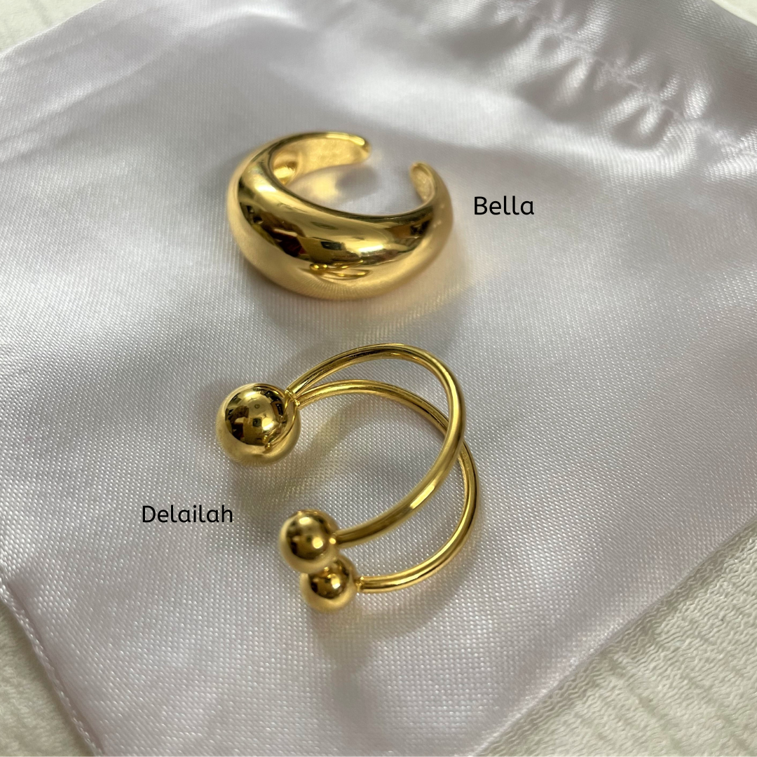 The Delailah Ring Aapt collection non tarnish Earings